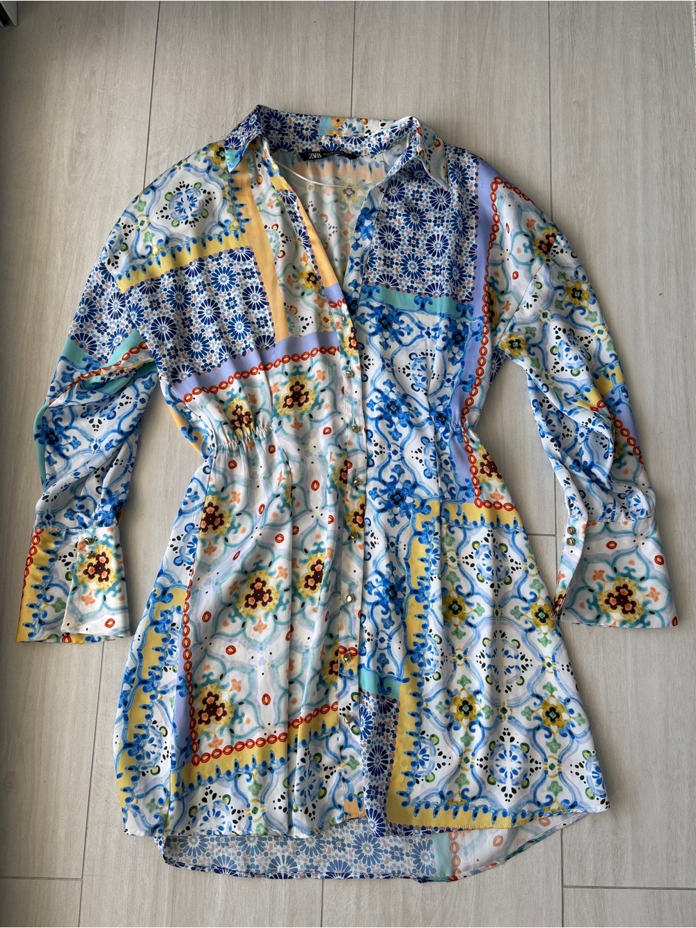 ZARA Multi-Color Printed Dress